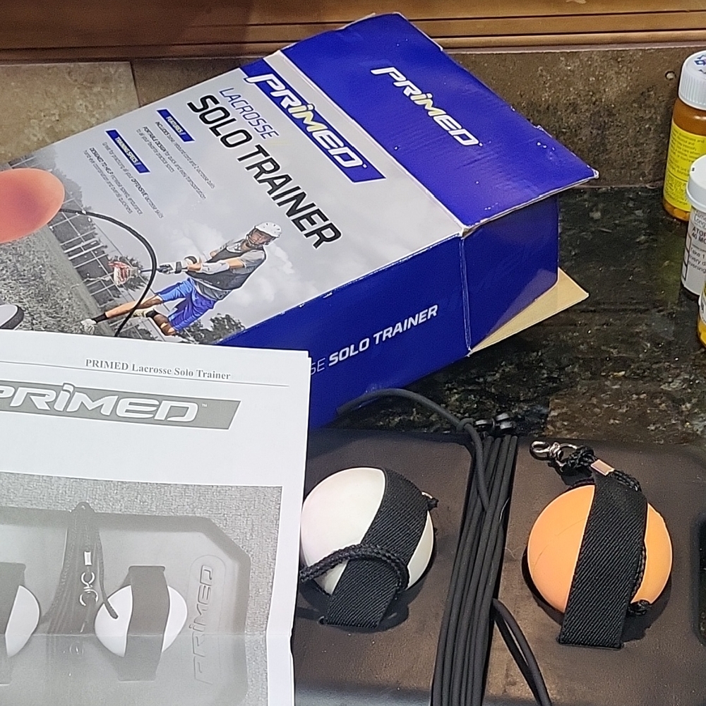 PRIMED Lacrosse Solo Trainer with Balls
